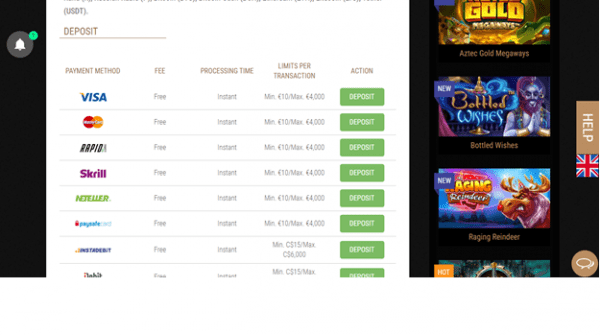 Gebühren und Entgelte bei Neteller-Einzahlungen