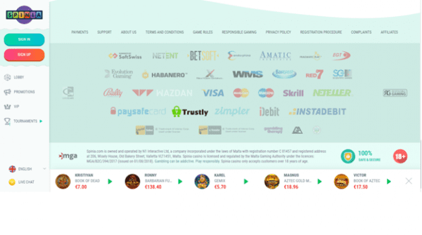 Nutzen Sie Trustly für Ihre täglichen Ein- und Auszahlungen.