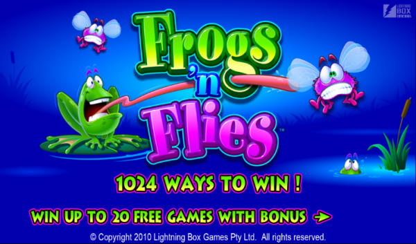Spielen Sie Frogs N Flies in jedem LightningBox Casino.