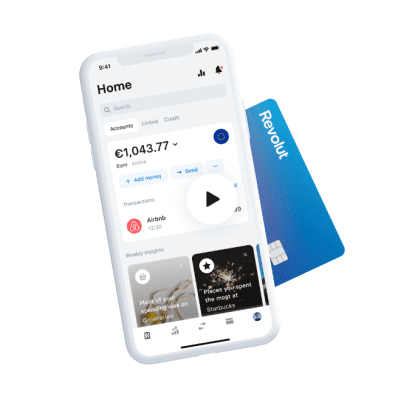 L'application mobile Revolut est sûre et facile à utiliser.