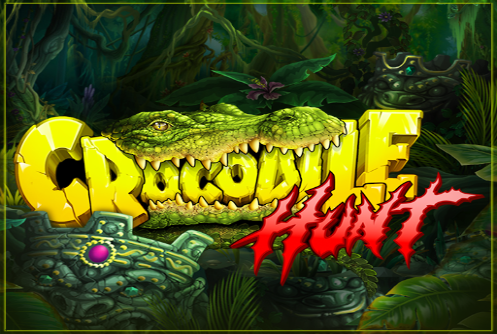 Logo de la machine à sous Crocodile Hunt