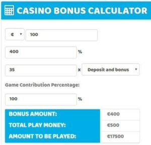 Bonus de dépôt de 400 % au casino