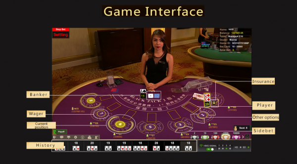 Asia Gaming Live Blackjack Interface E
