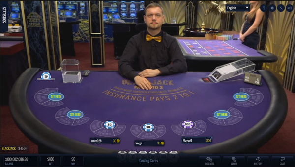 Live Blackjack Lucky Streak E