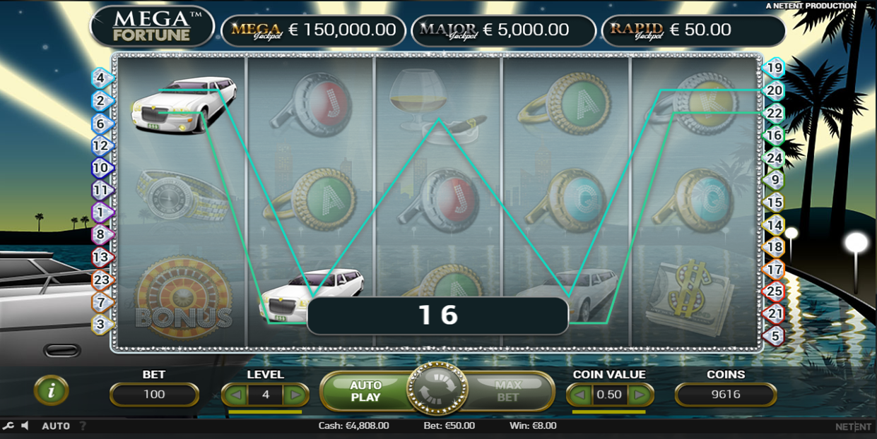 Jeu de machine à sous