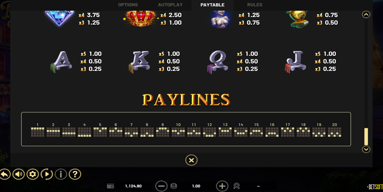 Retour à des lignes de paiement