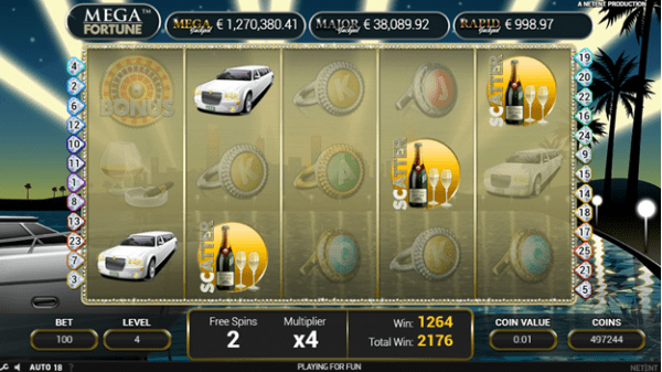 Mega Fortune Scatter und Freispiele E1579185735547