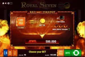 Fonctionnalité du pot de feu Gamomat Red Hot